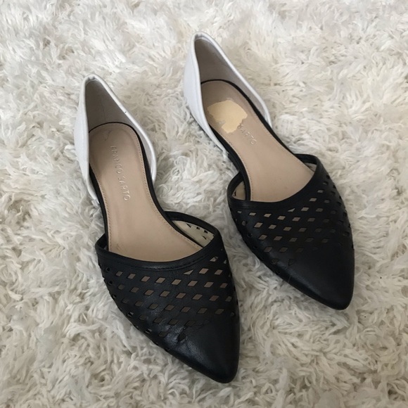 franco sarto blue flats